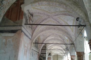 Fuga prospettica nella galleria del chiostro
