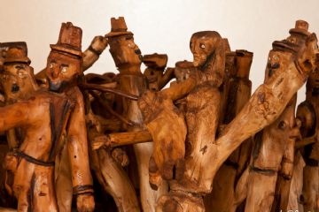 Il Quarto Stato - Particolare<br>Museo dei Ceppi Piero Baudo