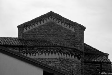Il retro con parte dell'abside