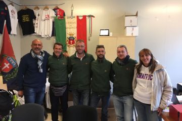 L'incontro tra la nostra Pro Loco e la Pro Loco di Amatrice per la consegna delle offerte raccolte