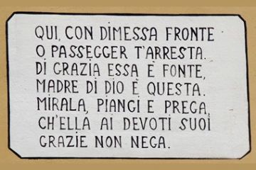Santuario - Poesia di Don Perinotti