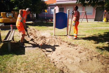 Lavori stradali in tutto l&#39;abitato di San Nazzaro Sesia