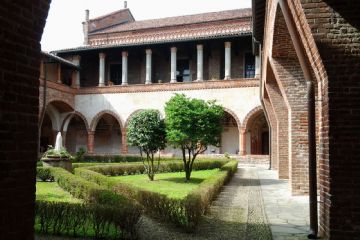 La parte rinascimentale del chiostro