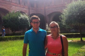Nel chiostro