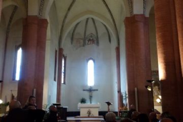 L'interno dell'abbazia